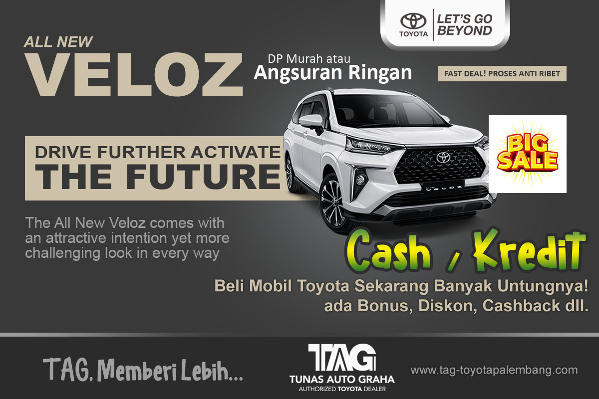 Toyota Veloz G Palembang Diskon 2024